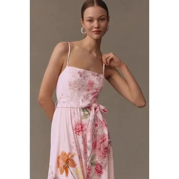 Anthropologie BHLDN Aubree Linen Maxi Dress - Picture 3 of 10